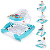 6 in 1 Foldable Baby Walker with Adjustable Height