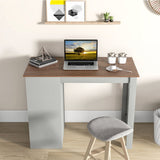 Mesa alta de bar con mueble de almacenamiento y cajón