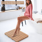 Waterproof HIPS Bath Spa Shower Mat with Non Slip Foot Pads
