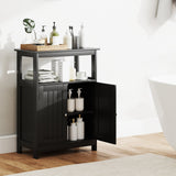 Mueble de baño de suelo con compartimento abierto