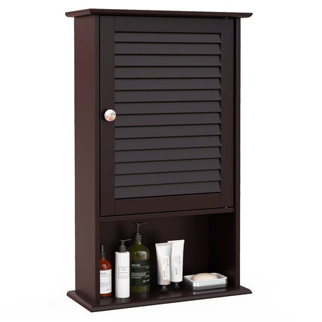 Mueble de almacenamiento de baño de 27.5 pulgadas de alto para colgar en la pared