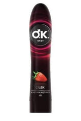 Okey Strawberry Scented Lubricant Gel 100ml - Intimate Lubricant for Adults