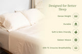 Fundas de almohada de satén orgánico