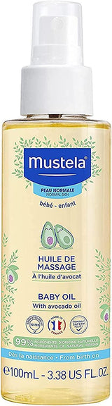 Mustela Baby Oil - Gentle Massage Oil | 100ml