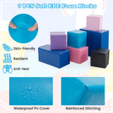 7-Piece Big Foam Building Blocks for Toddlers and Kids