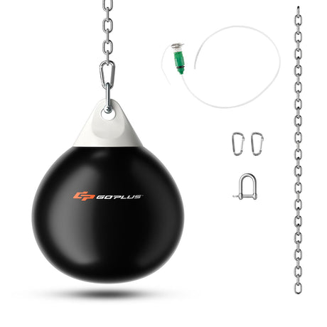 Bolsa de agua/aquabag para boxeo de 18 pulgadas y 110 libras con cadena metálica ajustable