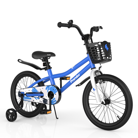 Bicicleta infantil de 18 pulgadas con ruedas de entrenamiento extraíbles