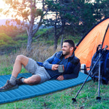 Colchoneta inflable impermeable para camping de 3 pulgadas de grosor