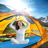 Colchoneta inflable impermeable para camping de 3 pulgadas de grosor