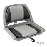 Asiento de barco plegable con respaldo bajo y PVC de calidad marina