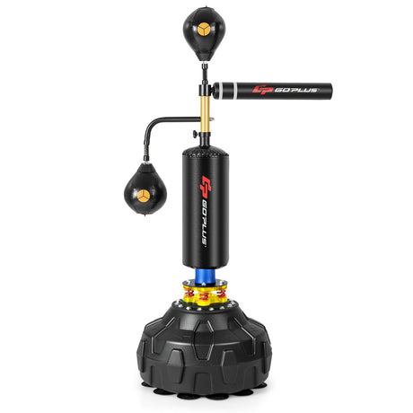 Entrenador de velocidad de boxeo, barra giratoria de 360° autónoma y rellenable, altura ajustable