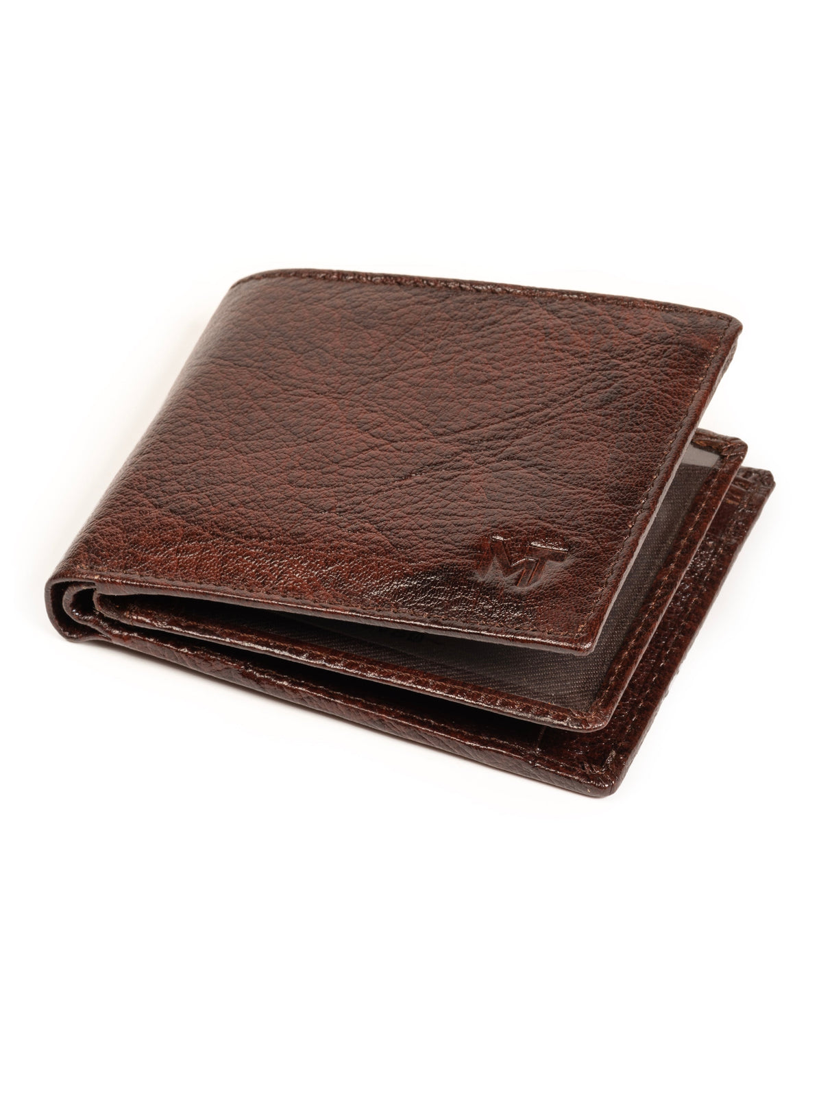Cartera café elegante y ajustada
