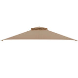 10 x 12 Feet Gazebo Replacement Top with Air Vent and Drainage Holes