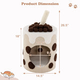 Bubble Tea Cat Tree Tower with Scratching Post