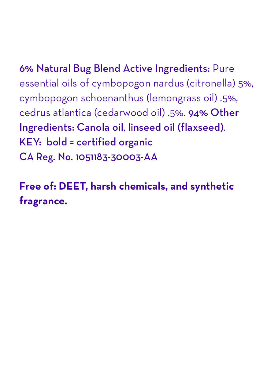 Aceite Corporal Natural Bug Blend™
