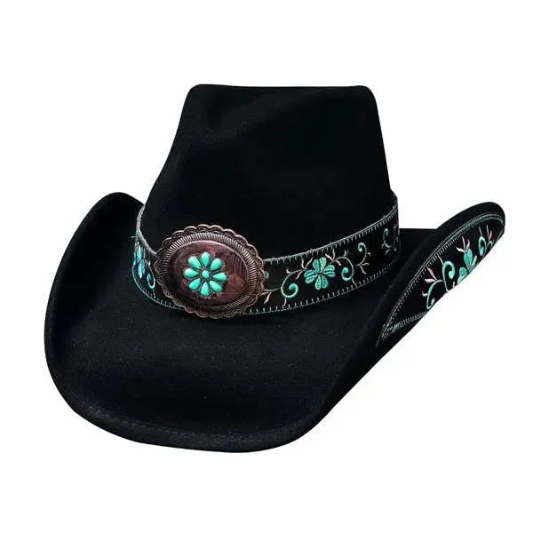 Bullhide All for Good - Sombrero de vaquera de fieltro de lana moldeable para mujer