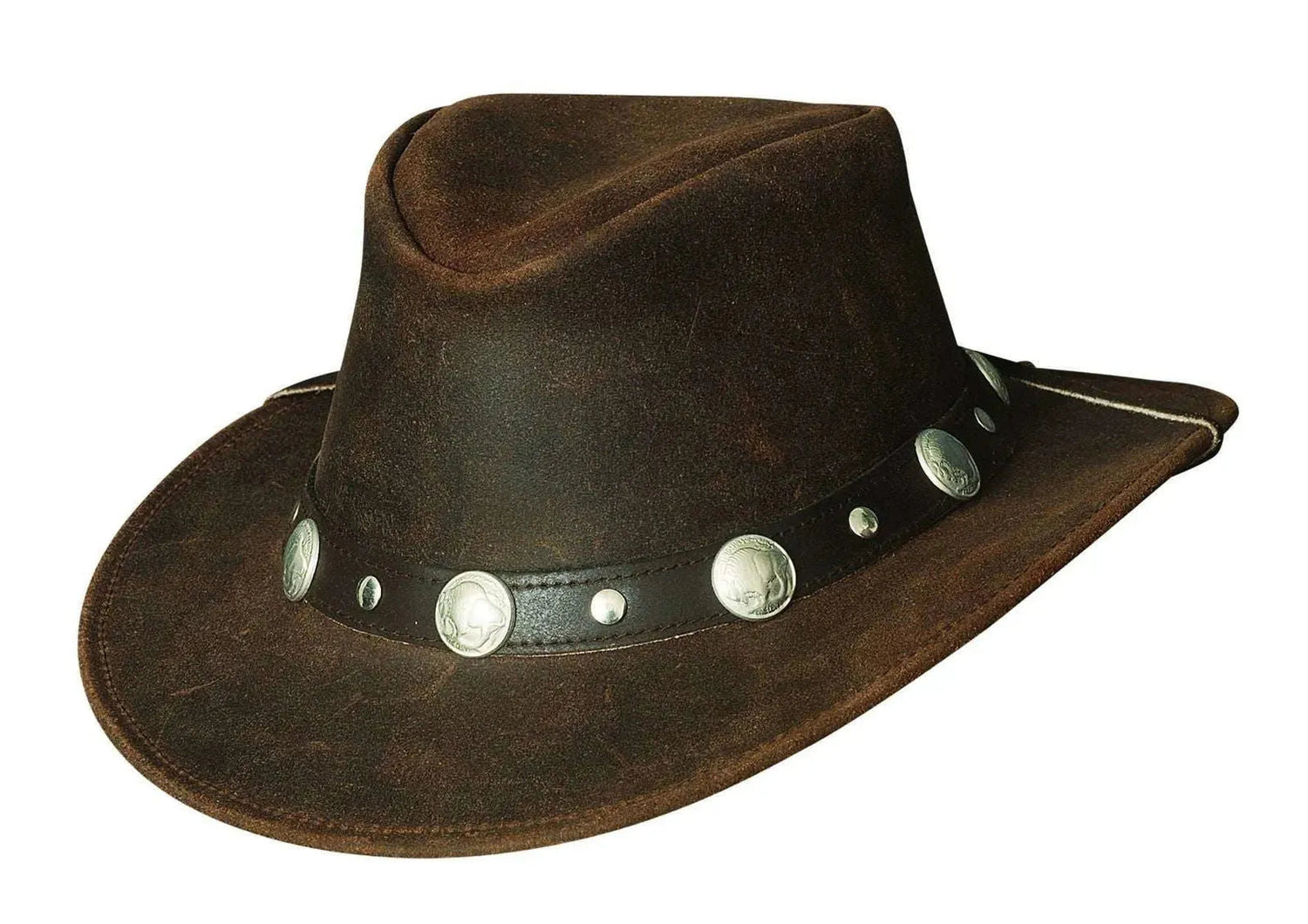 Sombrero vaquero australiano de cuero Bullhide Arapahoe (liquidación)