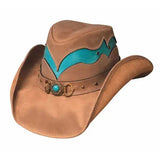 Bullhide Cascade Range - Sombrero vaquero de cuero