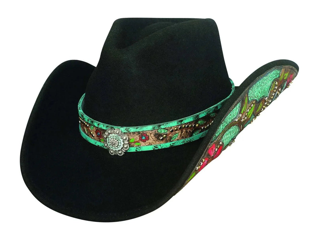 Bullhide Crazy Beautiful - Sombrero de vaquera de fieltro de lana