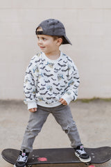 Spooky Bro Bamboo Bubble Romper or Crewneck Sweatshirt