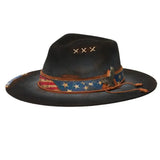 Sombrero Fedora California Hats Ameri de fieltro de lana estilo Outback