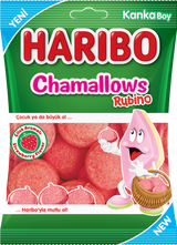 Haribo Rubino Strawberry Flavored Marshmallow Confectionery - 70g Soft & Chewy Treat