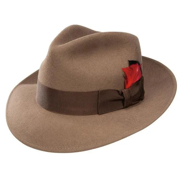 Stetson Gurnee - Sombrero Fedora de Fieltro de Lana Suave (Liquidación)