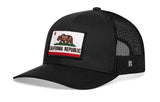 California Flag Trucker Hat  |  CA Snapback