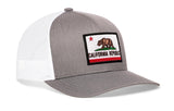 California Flag Trucker Hat  |  CA Snapback