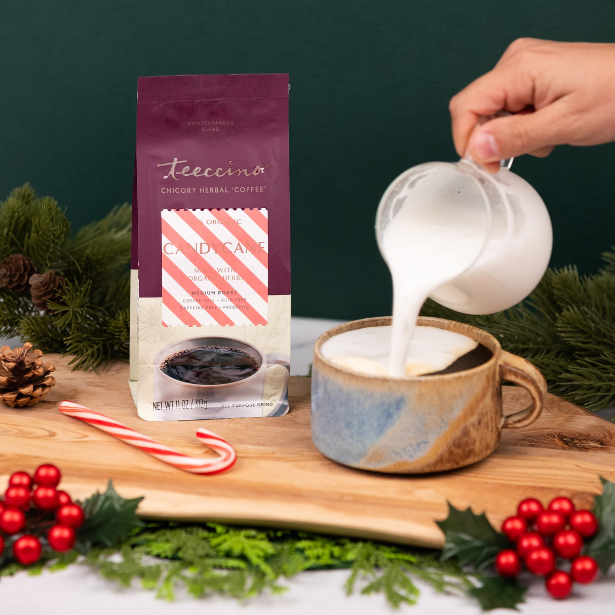 Café Herbal de Achicoria "Bastón de Caramelo"
