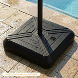Base de Sombrilla Cantilever con Ruedas para Patio y Piscina