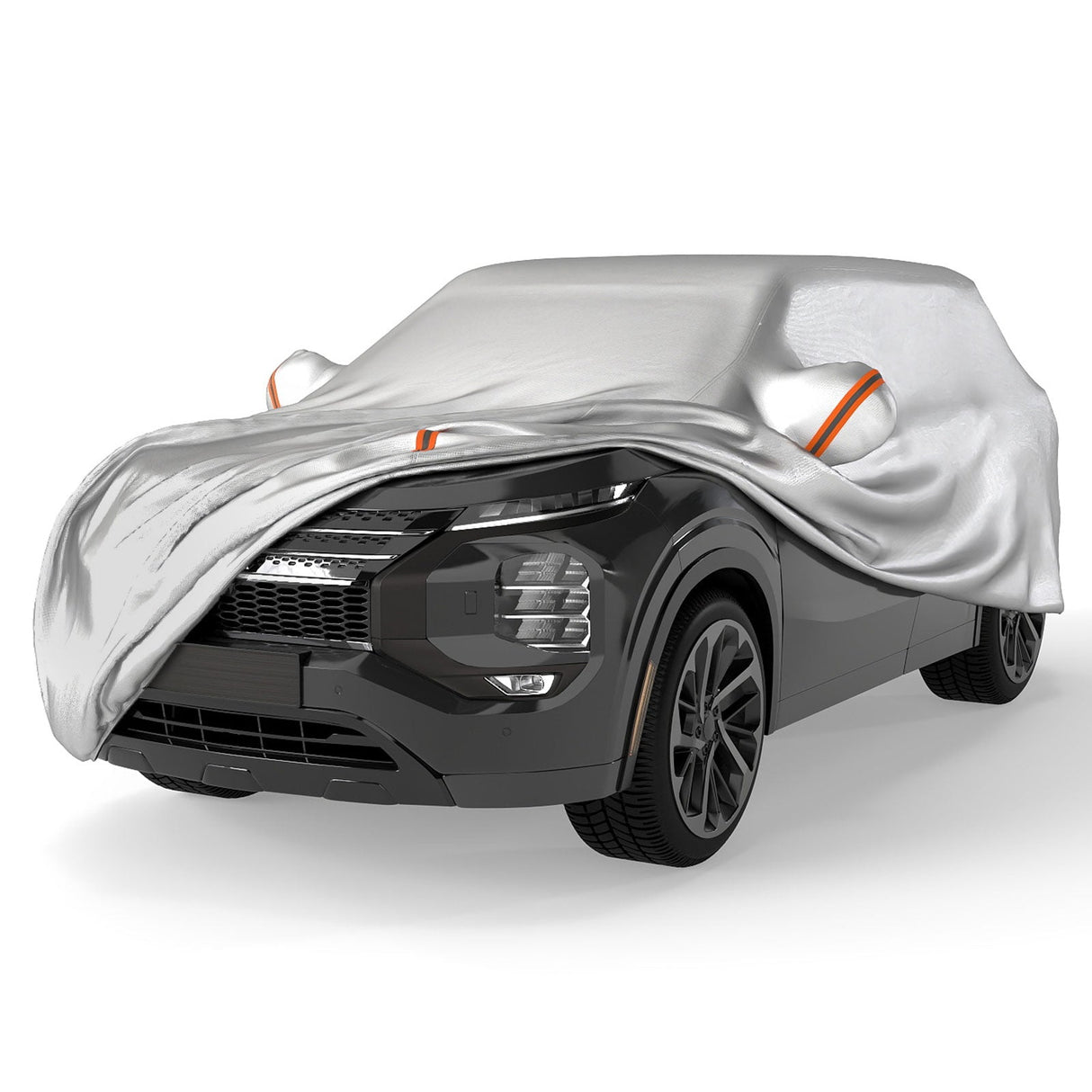 Funda de coche para automóviles de 190 pulgadas, protección contra lluvia, sol, rayos UV, ajuste universal para SUV, Chevrolet, Hyundai, Kia, Mazda