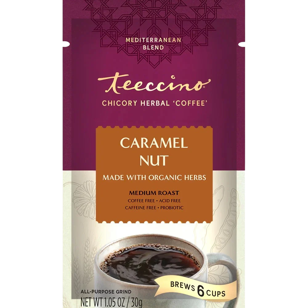 Achicoria con sabor a café de caramelo y nueces