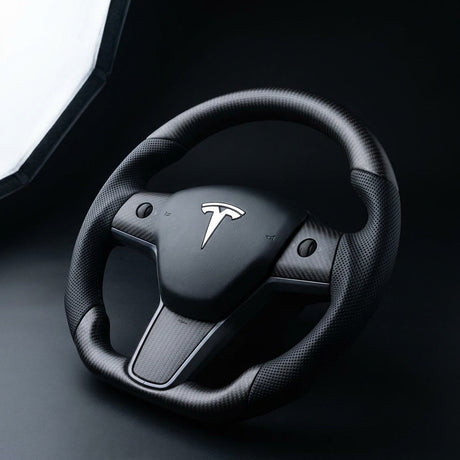 Carbon Fiber Sport Steering Wheel for Tesla Model 3 / Y 【Style 39】