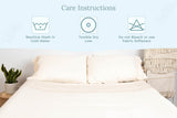Fundas de almohada de satén orgánico
