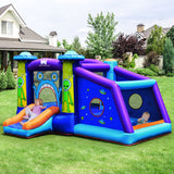 Castillo Hinchable con Tobogán de Agua y Soplador de 550W