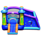 Castillo Hinchable con Tobogán de Agua y Soplador de 550W
