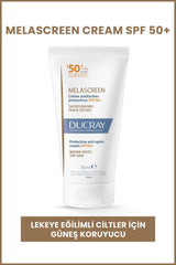 Ducray Melascreen UV Cream SPF 50+ - Anti-Spot Sunscreen for Dry Skin, Pregnancy-Safe