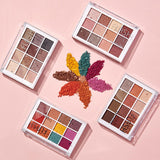 Beaulis Flash It 12 Eyeshadow Palette - Matte & Shimmer Shades for Versatile Makeup Looks