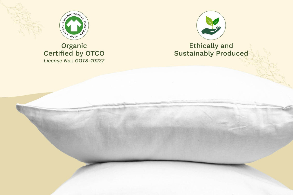 Fundas de almohada de satén orgánico