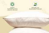 Fundas de almohada de satén orgánico