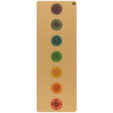 Esterilla de yoga de corcho Chakras Aura