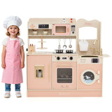 Juego de cocina de juguete de imitación para niños con luz y sonido