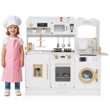 Juego de cocina de juguete de imitación para niños con luz y sonido
