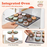 Juego de cocina de juguete de imitación para niños con luz y sonido