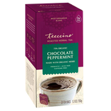 Té de hierbas tostado de chocolate y menta