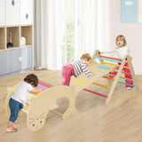 Juguetes de escalada para niños pequeños 7 en 1 con rampa reversible