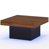 Mesa Auxiliar/Mesa de Centro con Luces LED y Modos Dinámicos