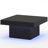 Mesa Auxiliar/Mesa de Centro con Luces LED y Modos Dinámicos
