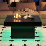 Mesa Auxiliar/Mesa de Centro con Luces LED y Modos Dinámicos